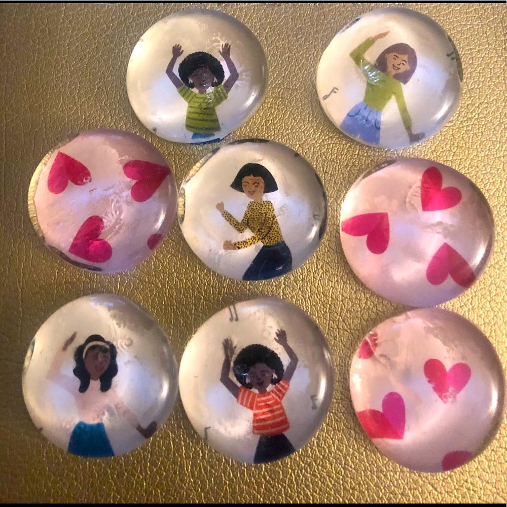 Set of Eight Melanin Magnets